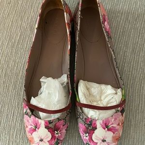Gucci floral women flat